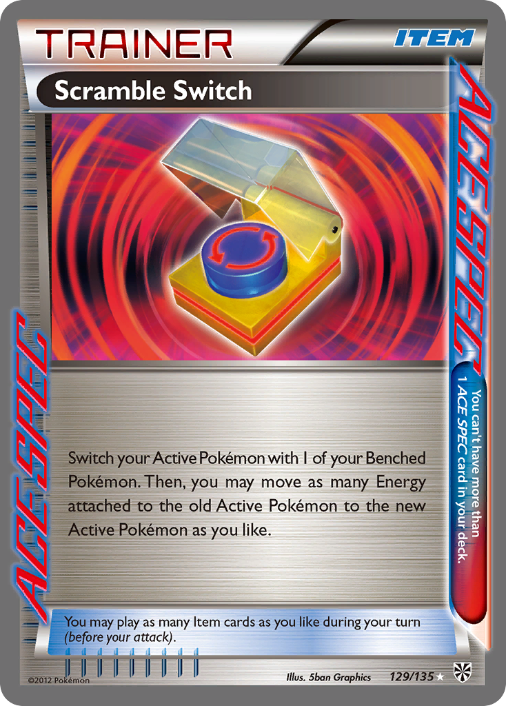 Scramble Switch 129 135 Plasma Storm Holofoil