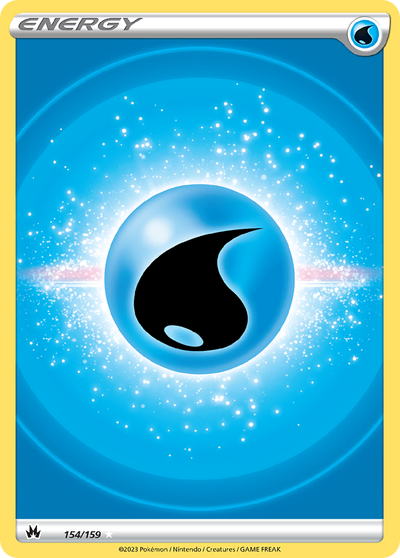 Water Energy 154 159 Crown Zenith Holofoil