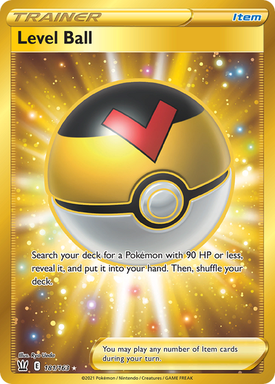 Level Ball 181 163 Battle Styles Holofoil