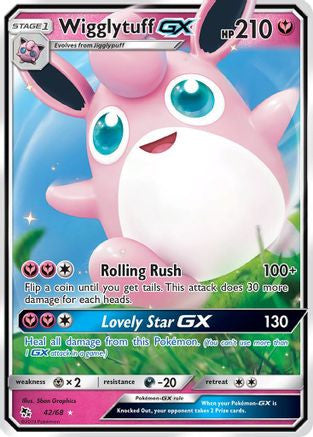 Wigglytuff Gx 42 68 Hidden Fates Holofoil