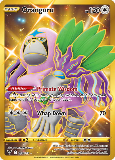 Oranguru 199 185 Vivid Voltage Holofoil