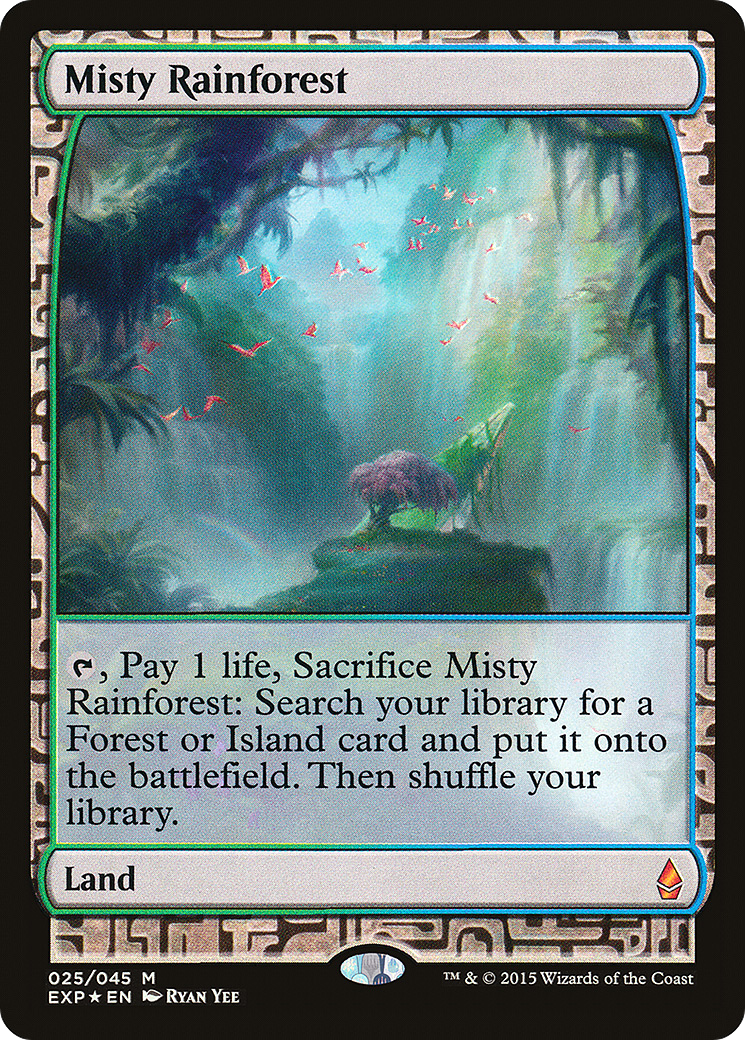 Misty Rainforest (EXP-025) Foil