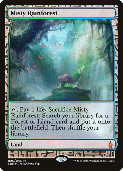 Misty Rainforest (EXP-025) Foil