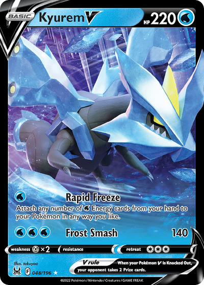 Kyurem V 48 196 Lost Origin Holofoil