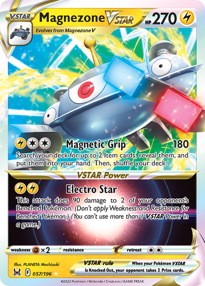 Magnezone Vstar 57 196 Lost Origin Holofoil