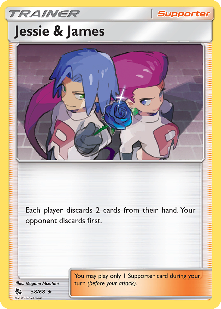 Jessie James 58 68 Hidden Fates Holofoil