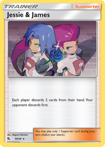 Jessie James 58 68 Hidden Fates Holofoil