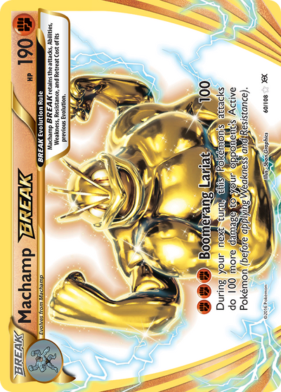 Machamp Break 60 108 Evolutions Holofoil