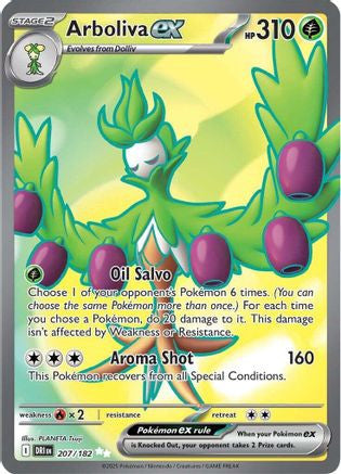Arboliva Ex 207 182 207 Sv10 Destined Rivals Holofoil