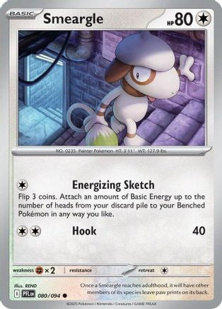 Smeargle 80 Me02 Phantasmal Flames Reverse Holofoil