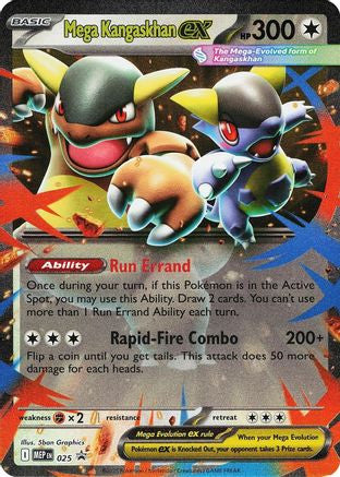 Mega Kangaskhan Ex 025 25 Me Mega Evolution Promo Holofoil