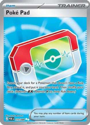 Poke Pad 113 088 Me03 Perfect Order Holofoil