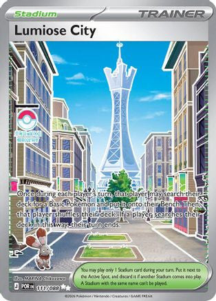 Lumiose City 111 088 Me03 Perfect Order Holofoil