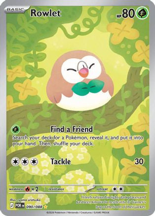 Rowlet 090 088 Me03 Perfect Order Holofoil