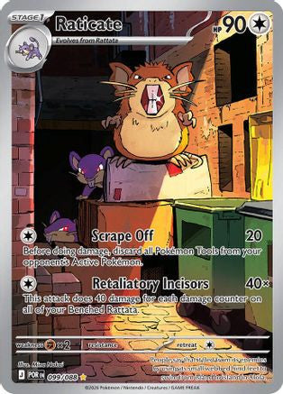 Raticate 099 088 Me03 Perfect Order Holofoil