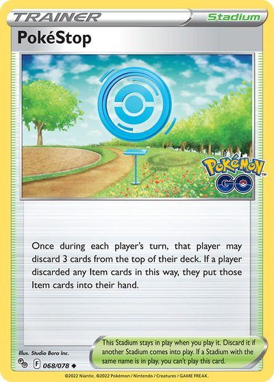 Pokéstop 68 78 Pokmon Go Reverse Holofoil
