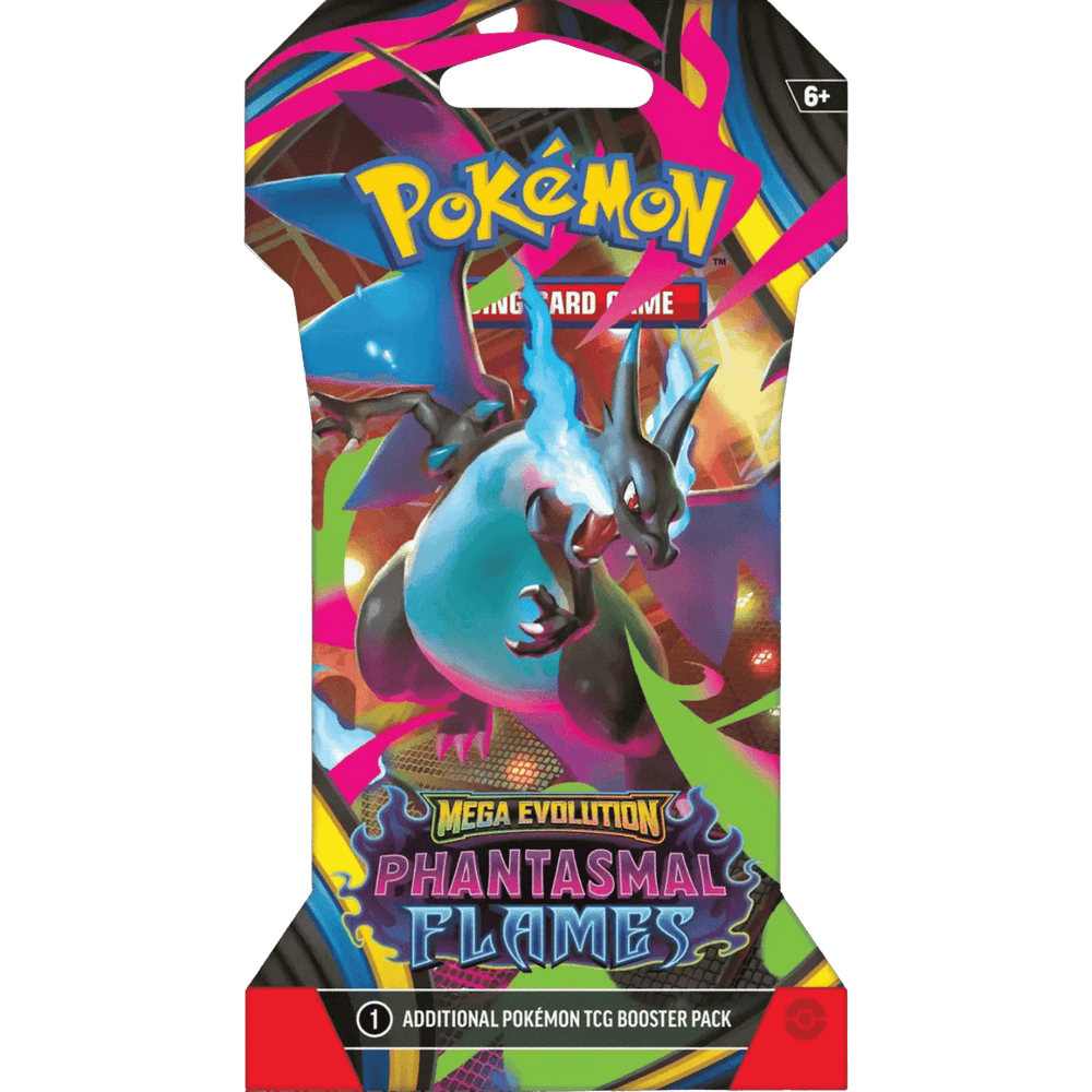 Pokemon Mega Evolution Phantasmal Flames Sleeved Booster Pack