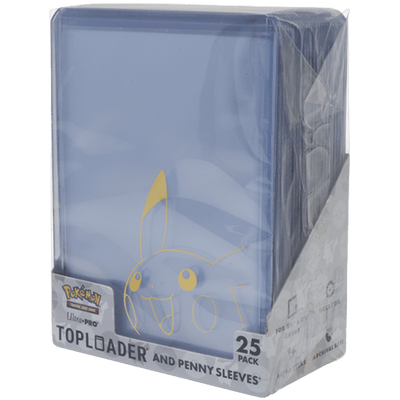 Ultra Pro Pokemon Pikachu 3"x4" 35pt Toploader Penny Sleeves 25ct