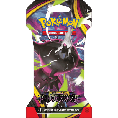 Pokemon Mega Evolution Pitch Black Sleeved Booster Pack