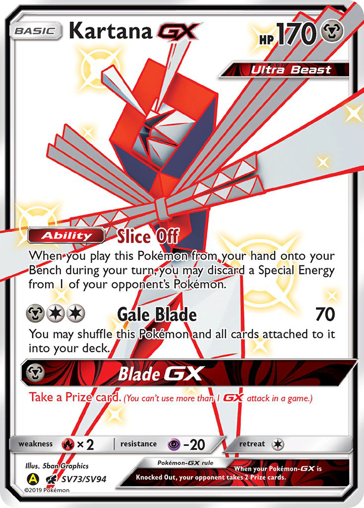 Kartana Gx Sv73 94 Shiny Vault Holofoil