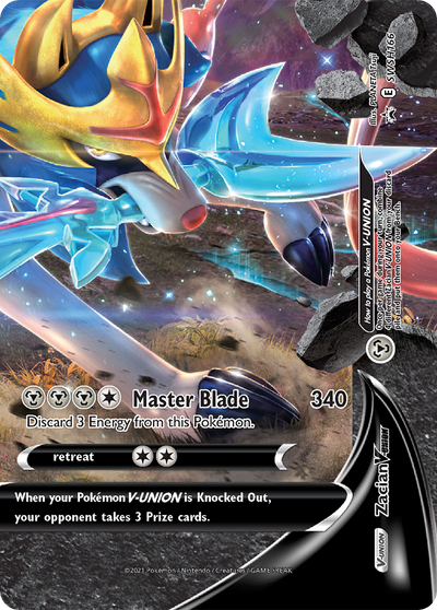 Zacian V Union Swsh166 298 Swsh Black Star Promos Holofoil