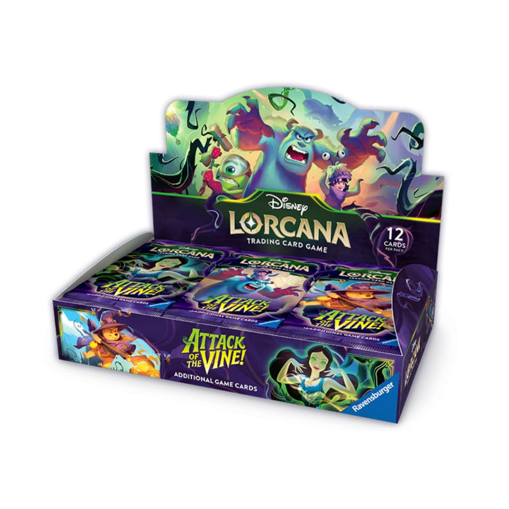 Disney Lorcana Attack Of The Vine Booster Box (Pre Order)